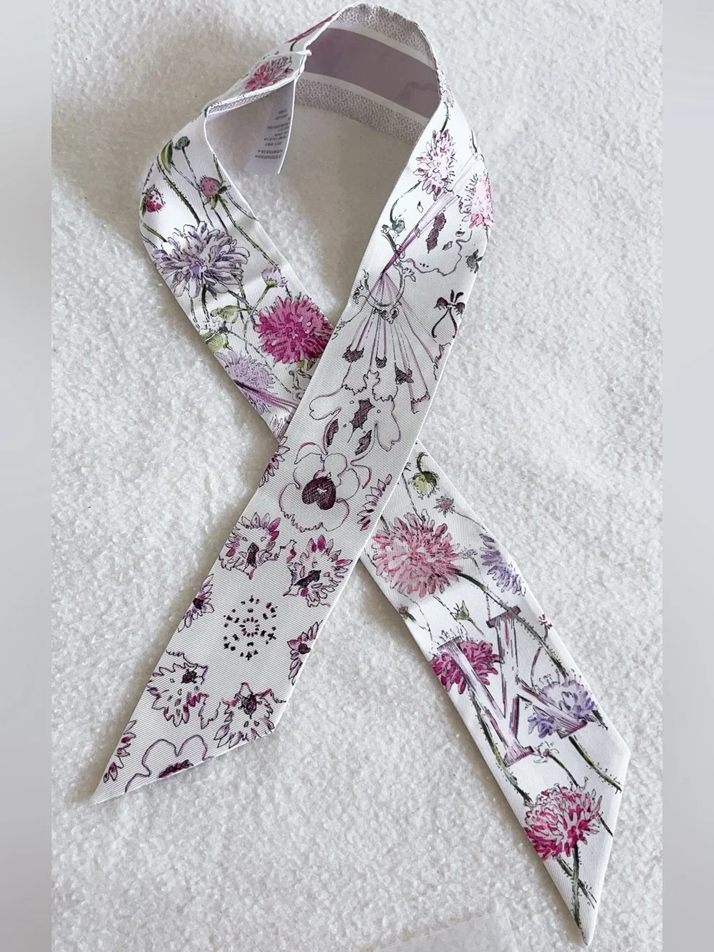 Dior Jardin D’hiver Mitzah Silk Scarf